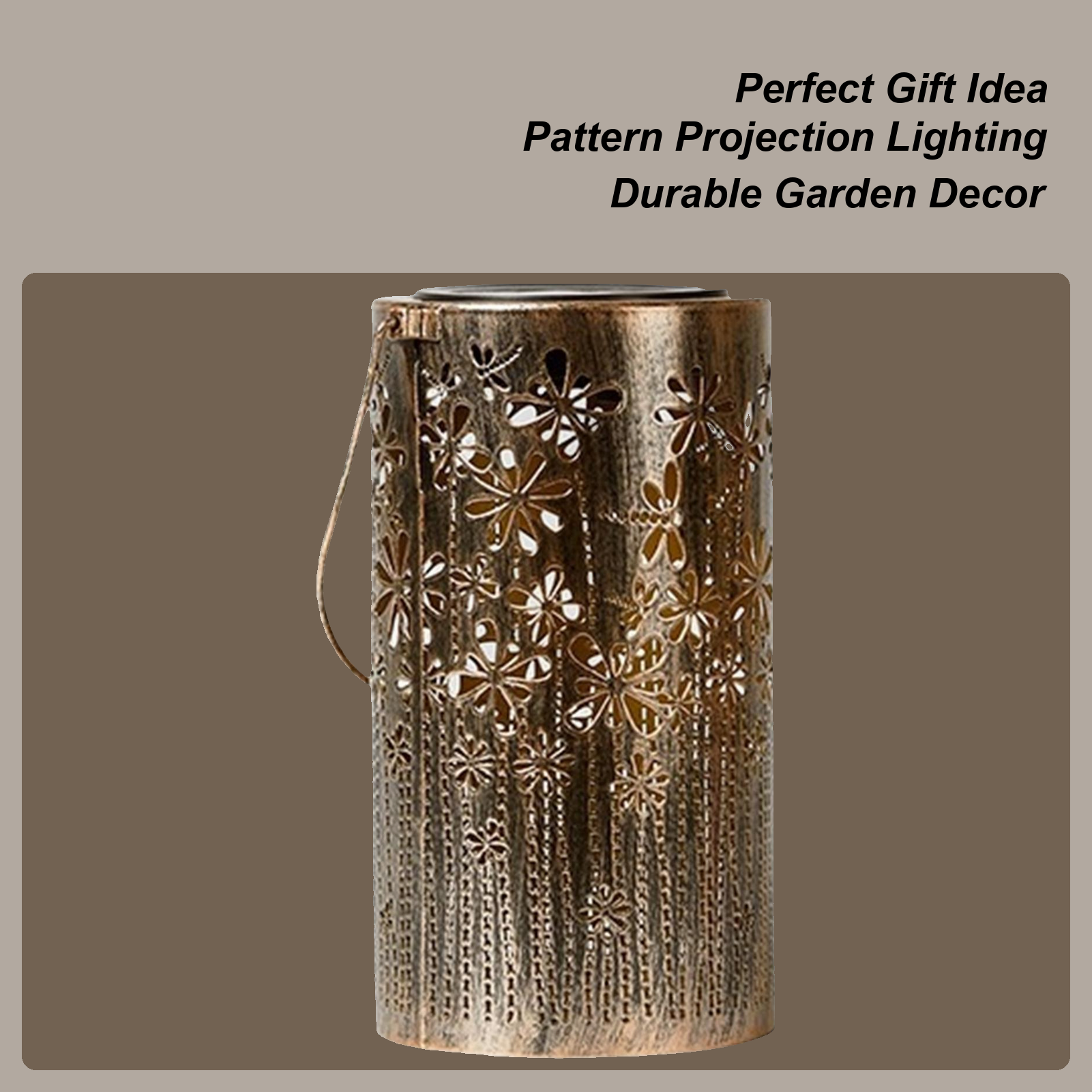Lighting Decor Outdoor - Solar Lanterns Decorative Colorful Metal Flower