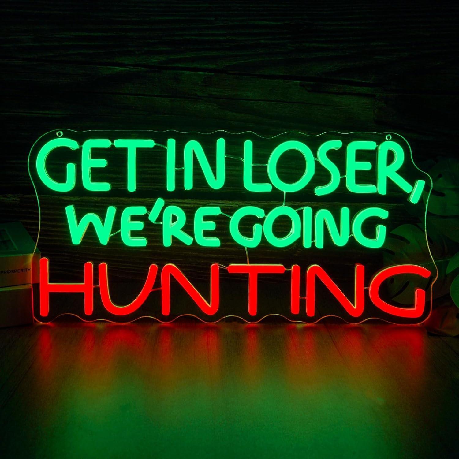 Lighting Decor Outdoor - Funny Hunting Neon Sign LED Light