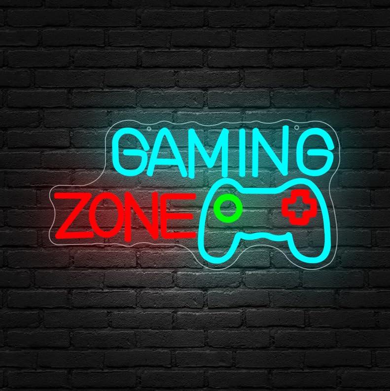 Lighting Decor For Home - Gaming Zone Neon Sign Dimmable LED