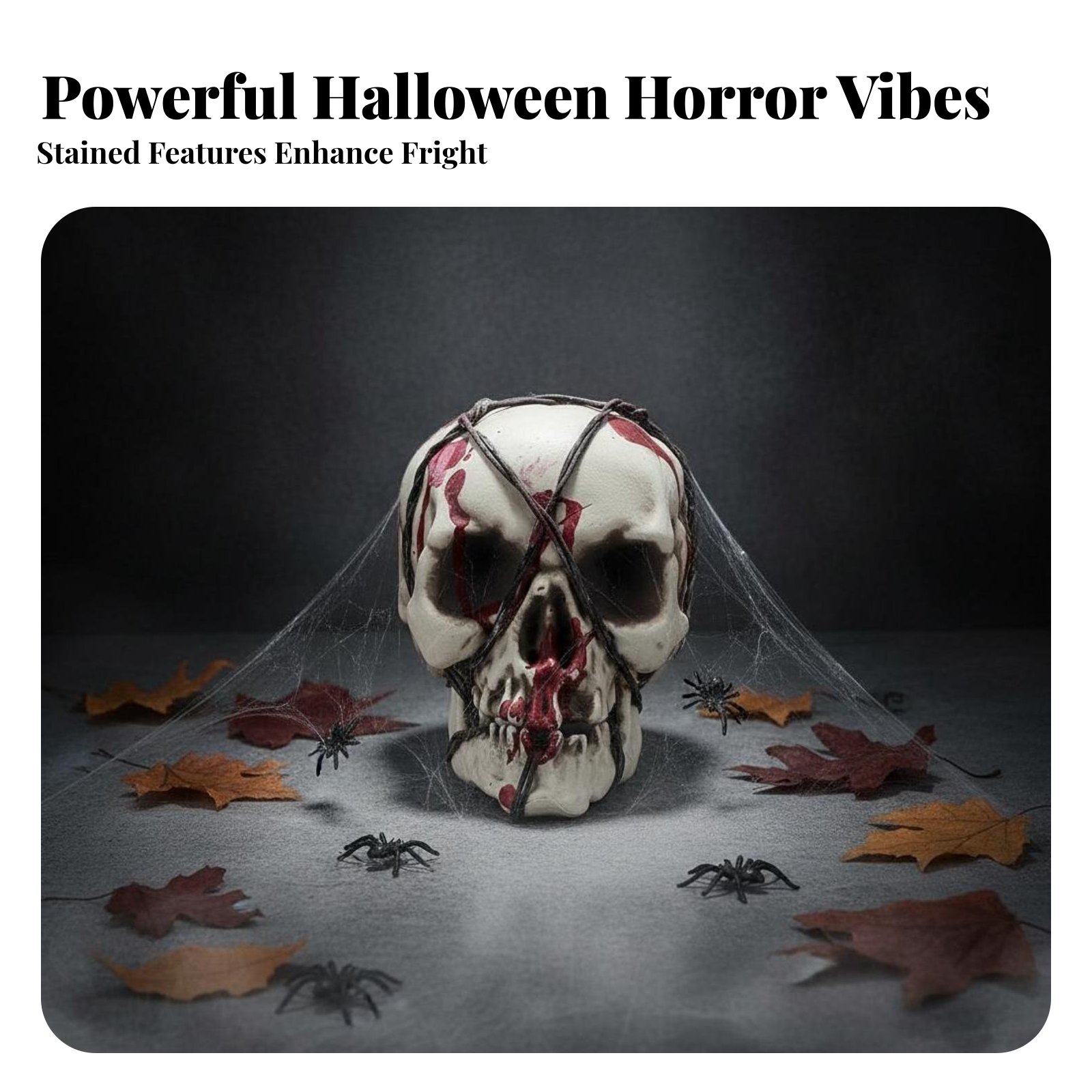 Lighting Decor For Home - Realistic Skull Model Horror Theme Halloween