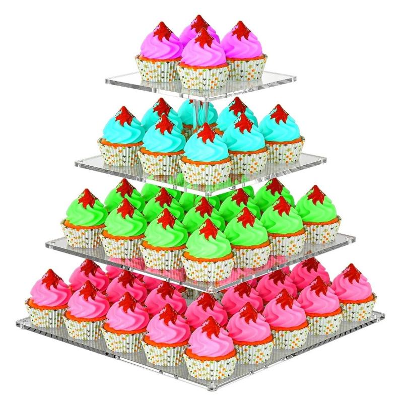 3/4/5 Tier Acrylic Wedding Cak - огляд і ціна Lighting Decoration Stand