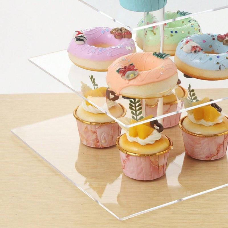 3/4/5 Tier Acrylic Wedding Cak - огляд і ціна Lighting Decoration Stand