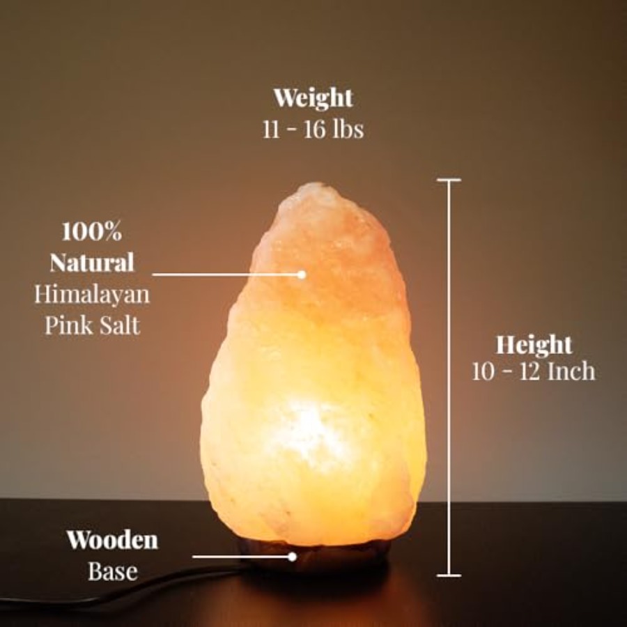 10 12 Inch Tall 11 15 lbs Hima - огляд і ціна Himalayan Salt Lamp