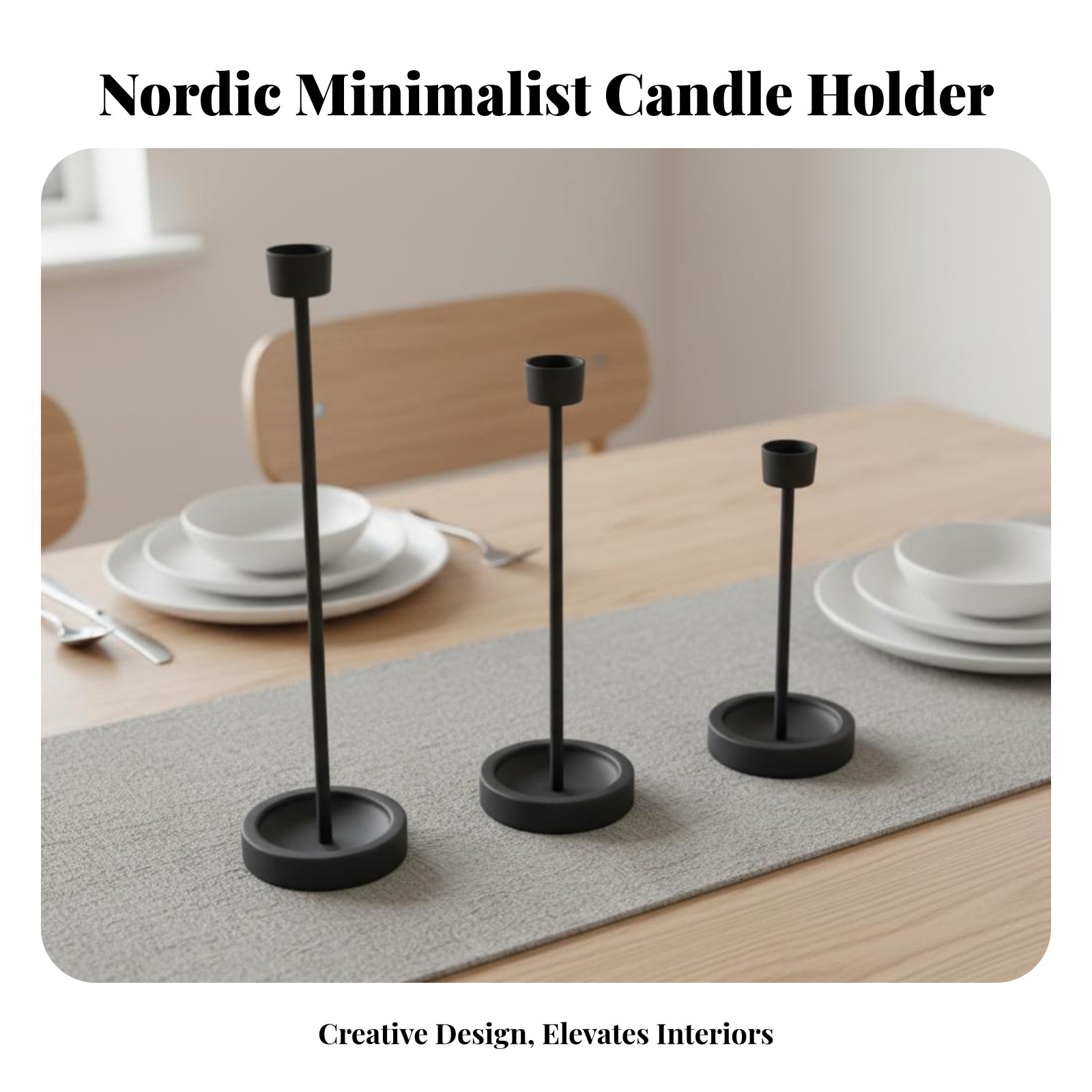 Vintage Nordic Candle Holder,  - огляд і ціна Vintage Lighting Decor