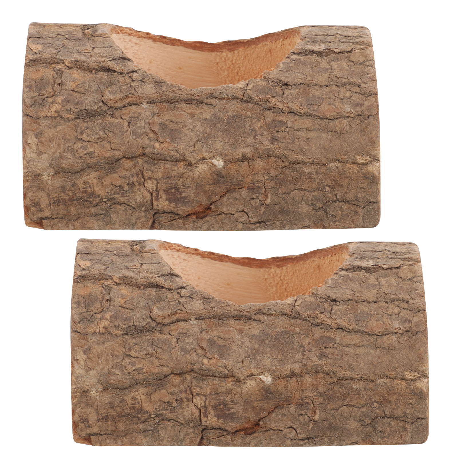 2Pcs Tree Bark Wood Holder Sol - огляд і ціна Lighting Decoration Stand