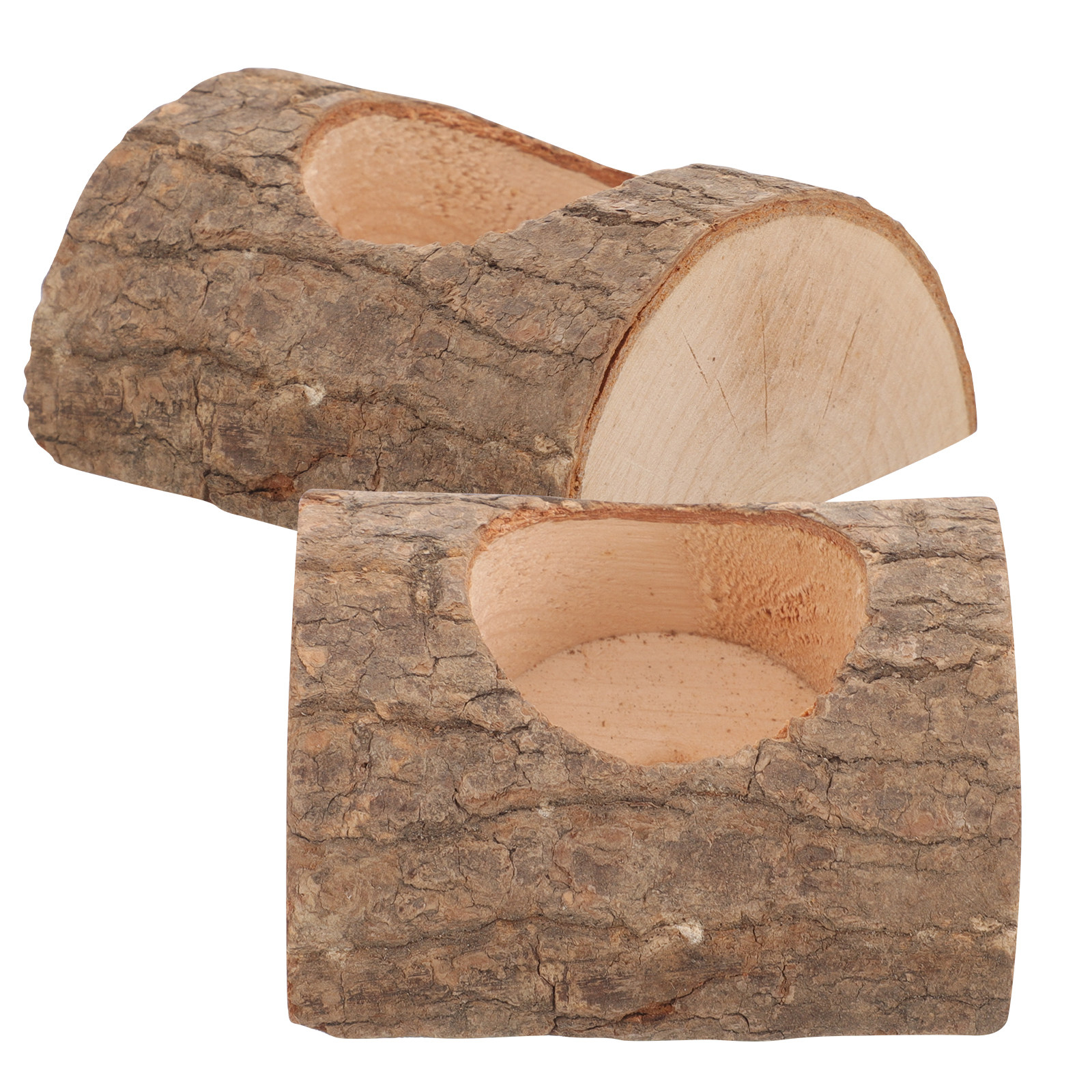 2Pcs Tree Bark Wood Holder Sol - огляд і ціна Lighting Decoration Stand