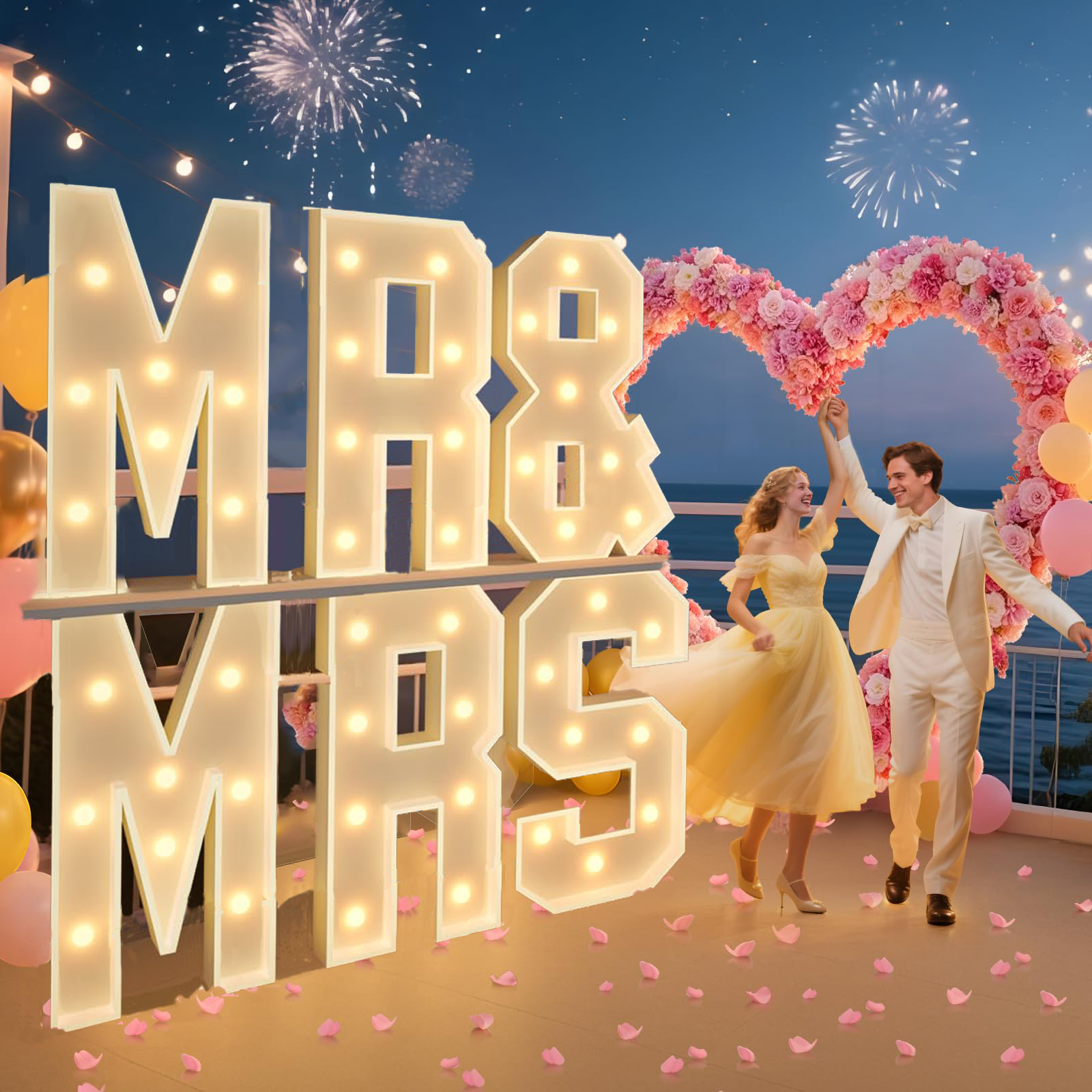 120CM/4FT DIY Marquee Letters  - огляд і ціна Light Up Letters Marquee