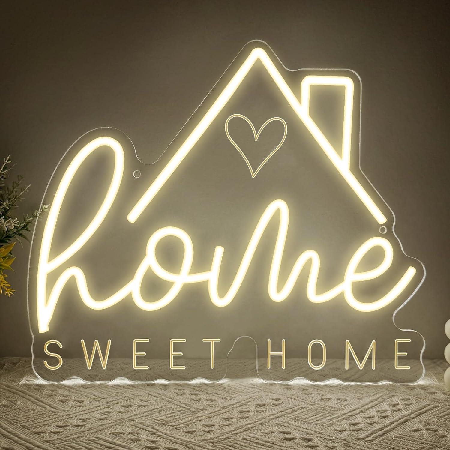Sweet Home Neon Sign USB Dimma - огляд і ціна Lighting Decor For Home