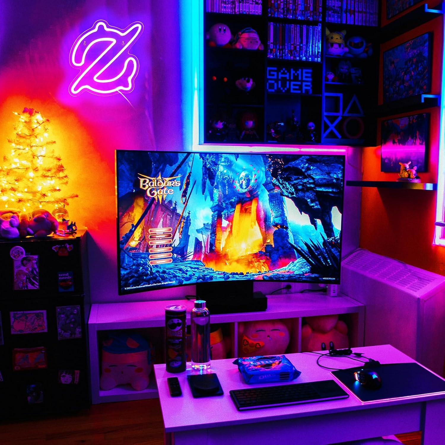 Gaming Scholar Neon Sign USB P - огляд і ціна Lighting Decor Bedroom