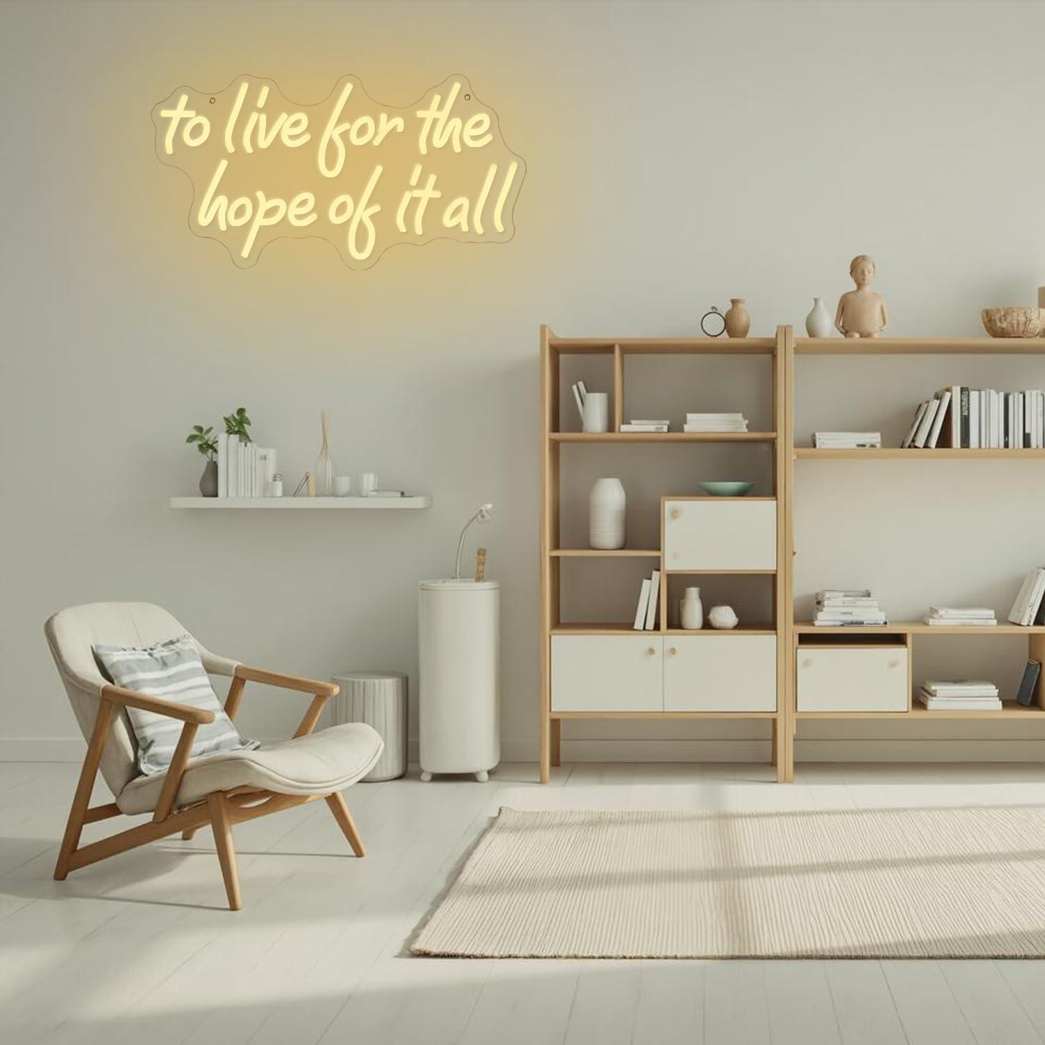 To Live For The Hope Of It All - огляд і ціна Lighting Decor Bedroom