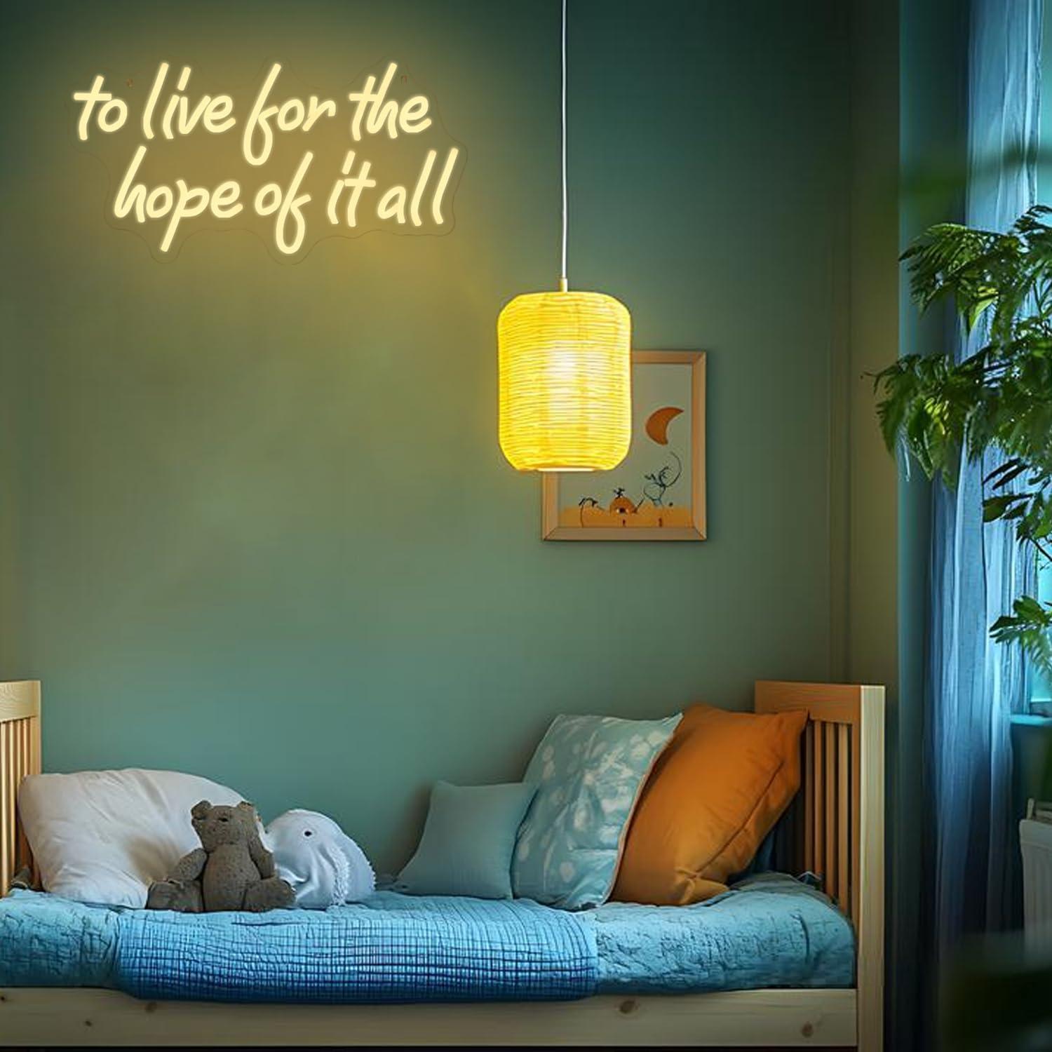 To Live For The Hope Of It All - огляд і ціна Lighting Decor Bedroom