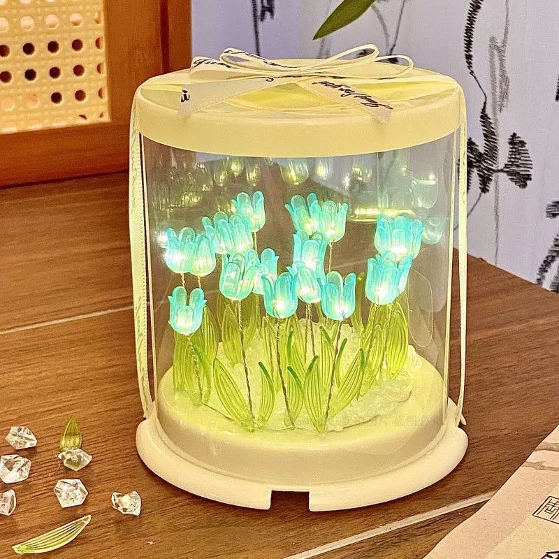 DIY Tulip Lamp Simulation Flow - огляд і ціна Lighting Table Decor