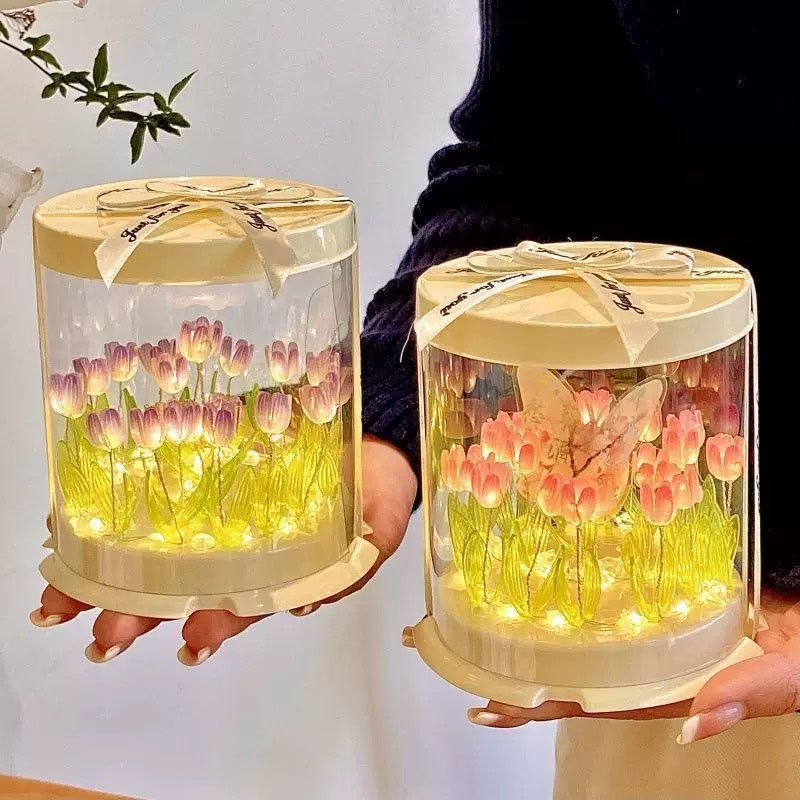 DIY Tulip Lamp Simulation Flow - огляд і ціна Lighting Table Decor