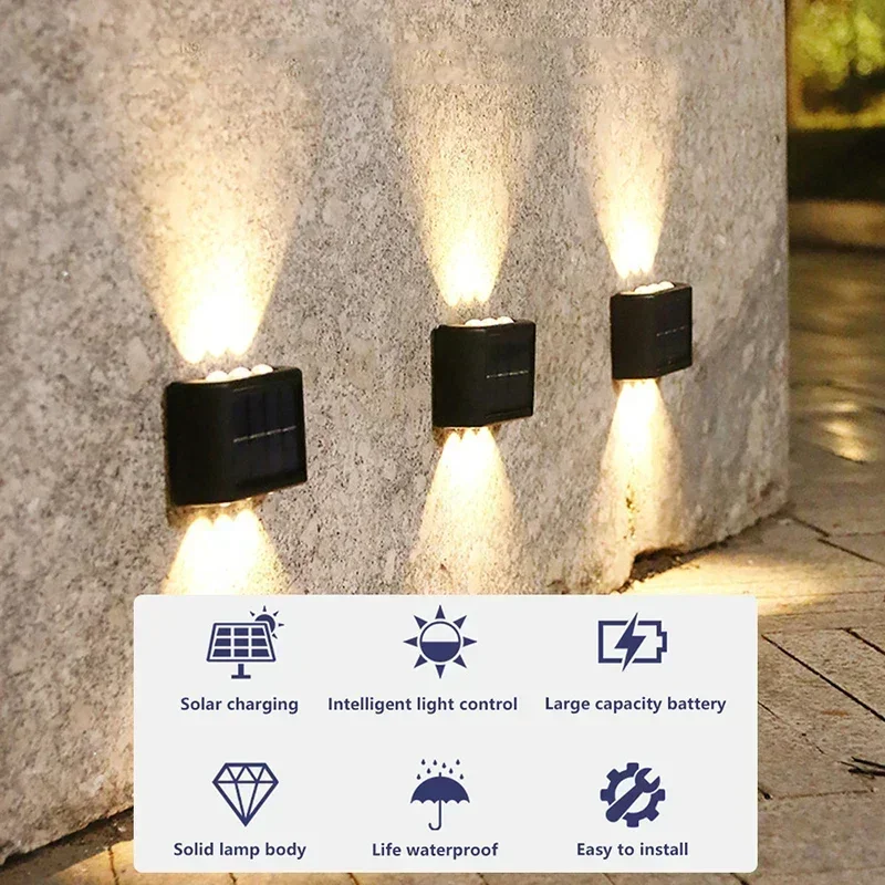 COB Solar Wall Lamp Outdoor Wa - огляд і ціна Lighting Decor Outdoor