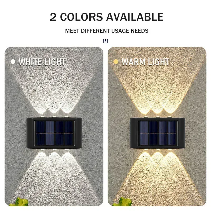 COB Solar Wall Lamp Outdoor Wa - огляд і ціна Lighting Decor Outdoor