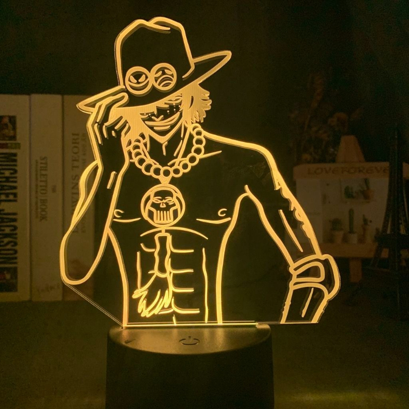 One Piece Ace Anime Cartoon Cu - огляд і ціна Lighting Decoration Stand