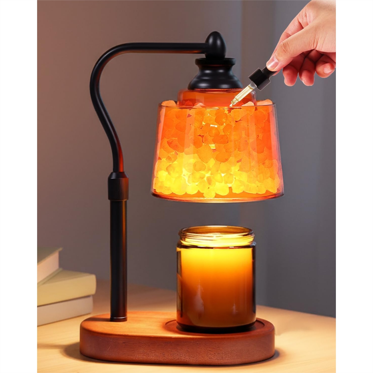3-in-1 Candle Warmer Lamp with - огляд і ціна Himalayan Salt Lamp