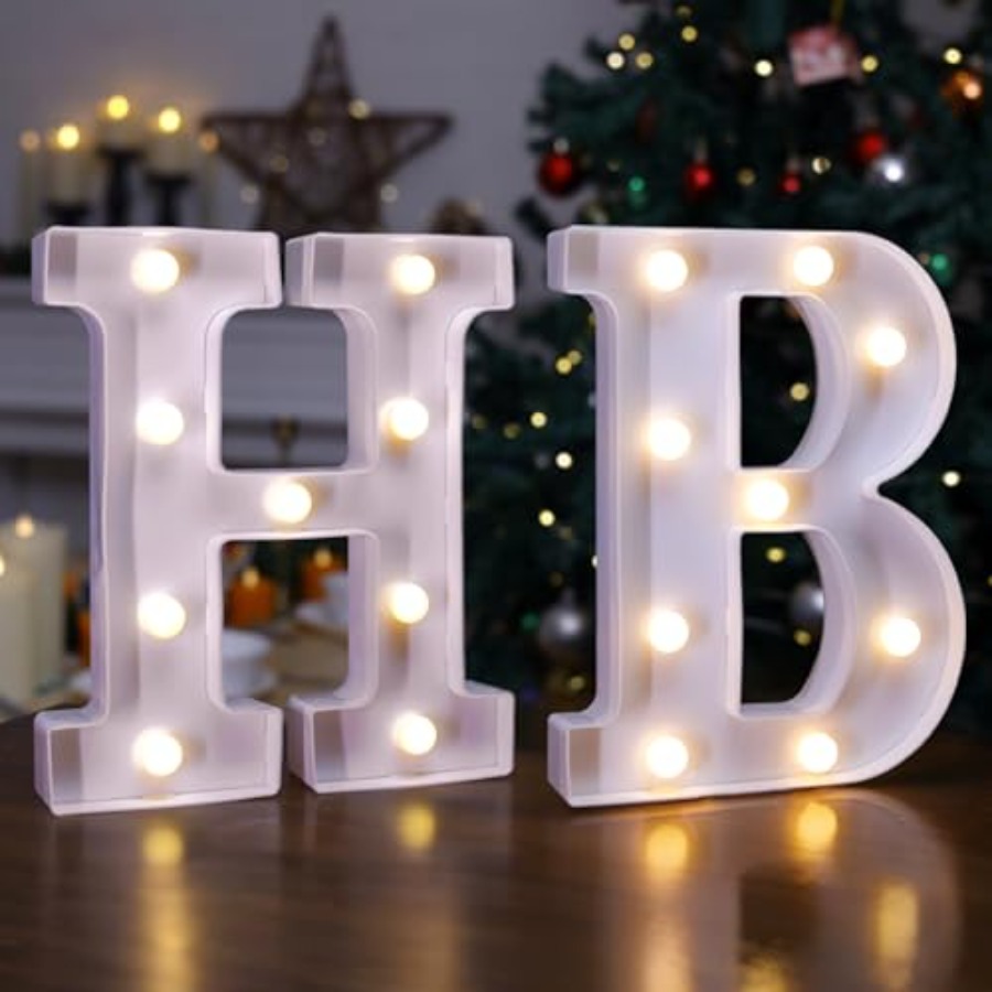 Happy Birthday Decoration Ligh - огляд і ціна Light Up Letters Marquee