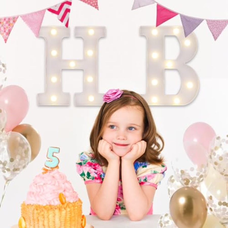Happy Birthday Decoration Ligh - огляд і ціна Light Up Letters Marquee