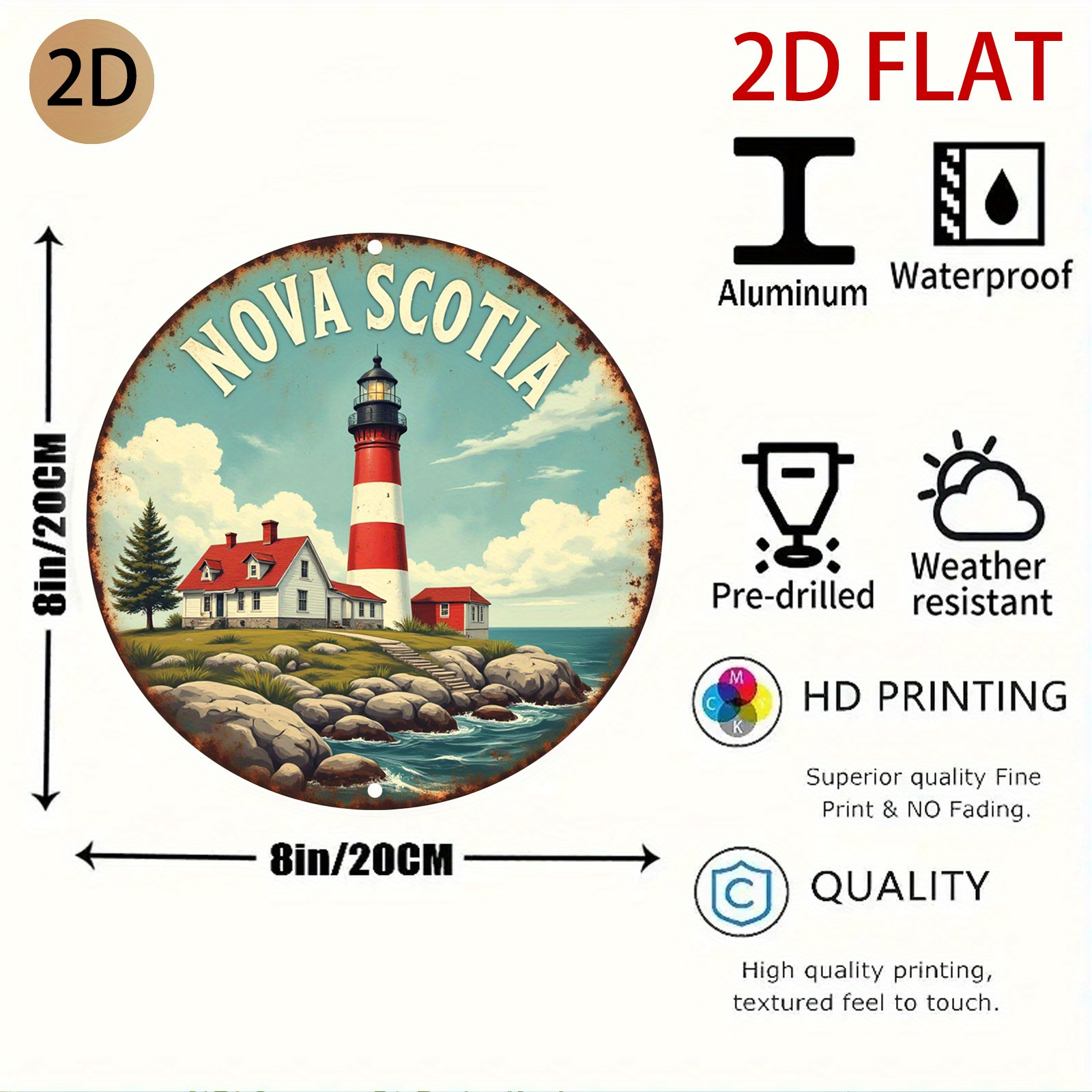 Nova Scotia Lighthouse Coastal - огляд і ціна Nova Decor & Lighting Vase