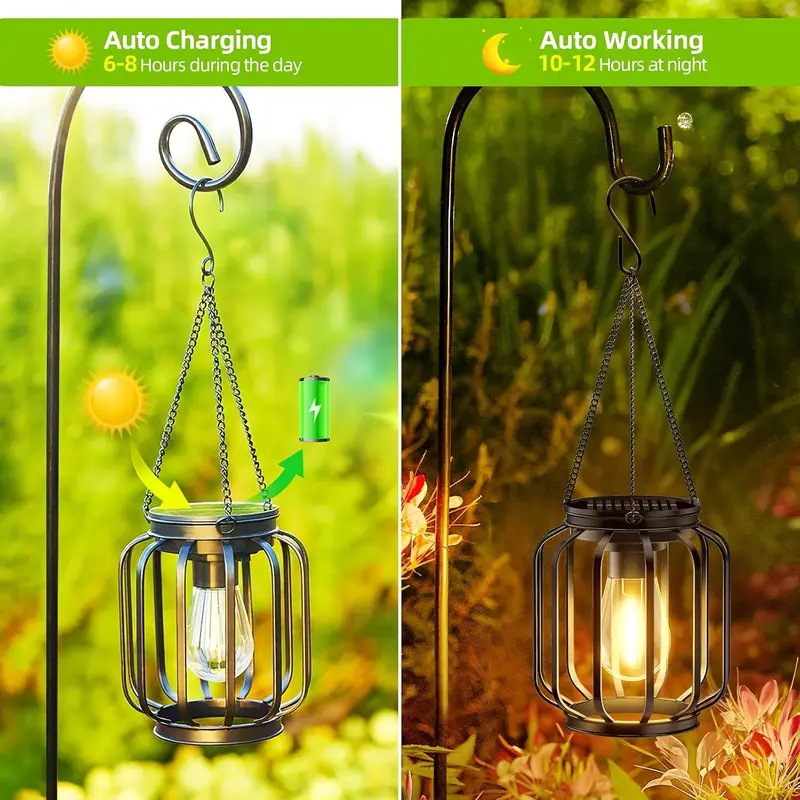 Solar Wrought Iron Lights Vint - огляд і ціна Vintage Lighting Decor
