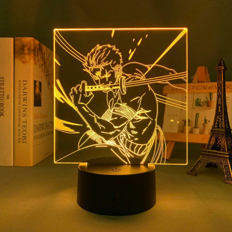 One Piece Roronoa Zoro Anime C - огляд і ціна Lighting Decoration Stand