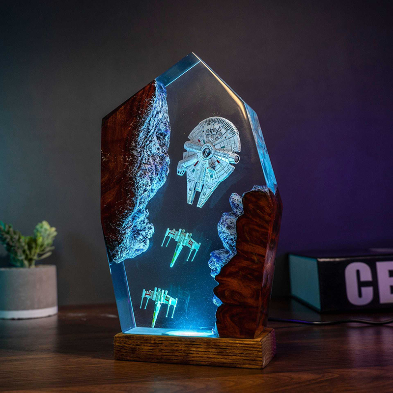 Table Resin Lamp Universe War  - огляд і ціна Lighting Table Decor