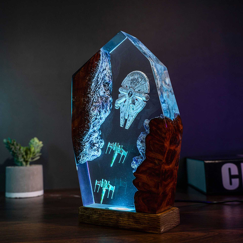 Table Resin Lamp Universe War  - огляд і ціна Lighting Table Decor