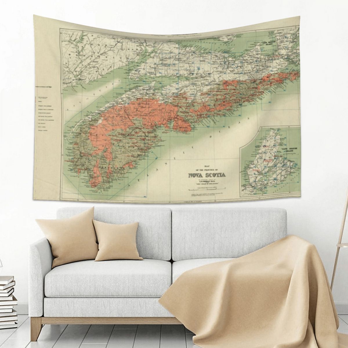 Vintage Geological Map of Nova - огляд і ціна Nova Decor & Lighting Vase