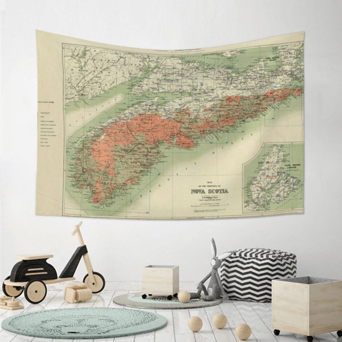 Vintage Geological Map of Nova - огляд і ціна Nova Decor & Lighting Vase