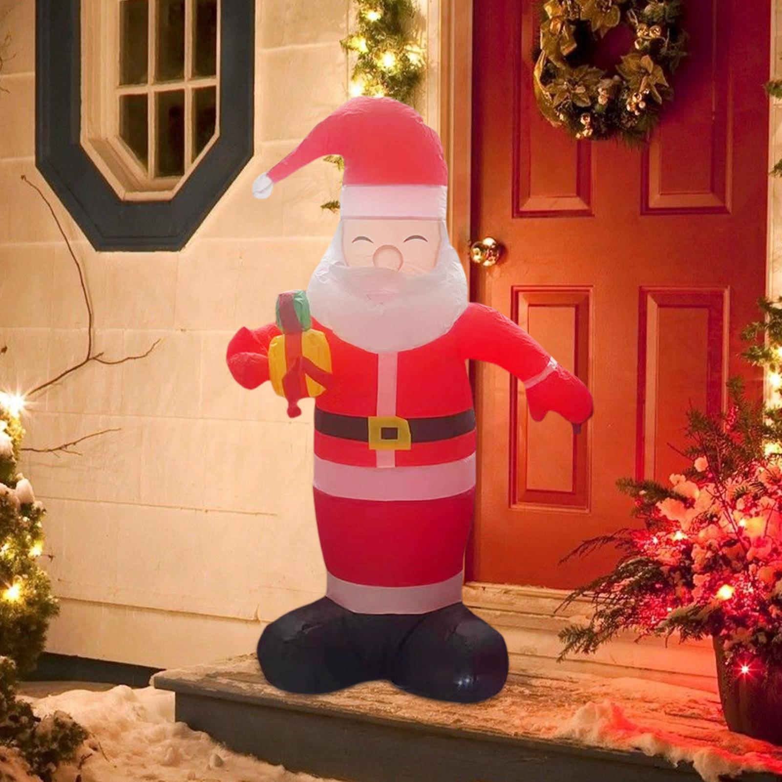 Inflatable Santa Claus Outdoor - огляд і ціна Lighting Decoration Stand