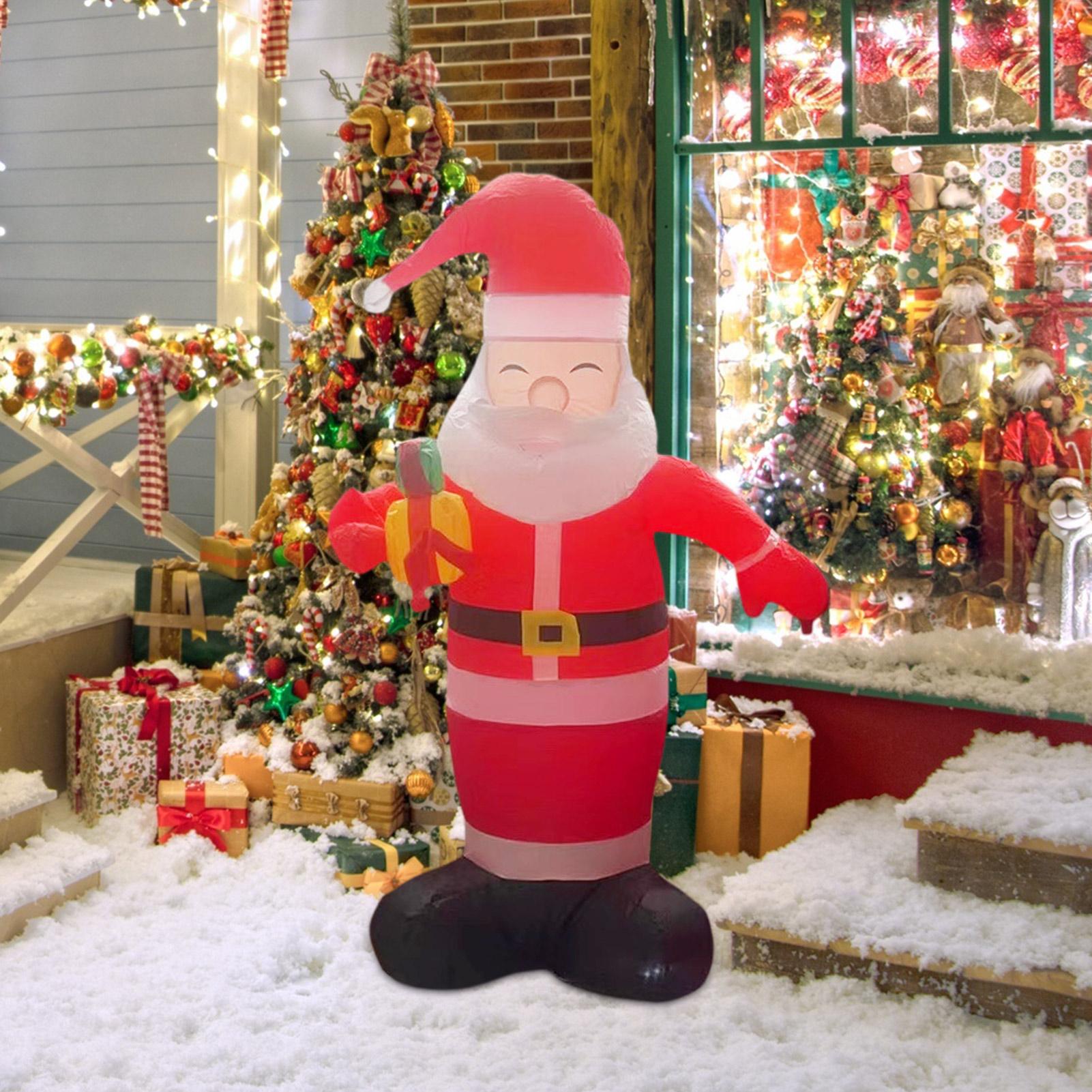 Inflatable Santa Claus Outdoor - огляд і ціна Lighting Decoration Stand