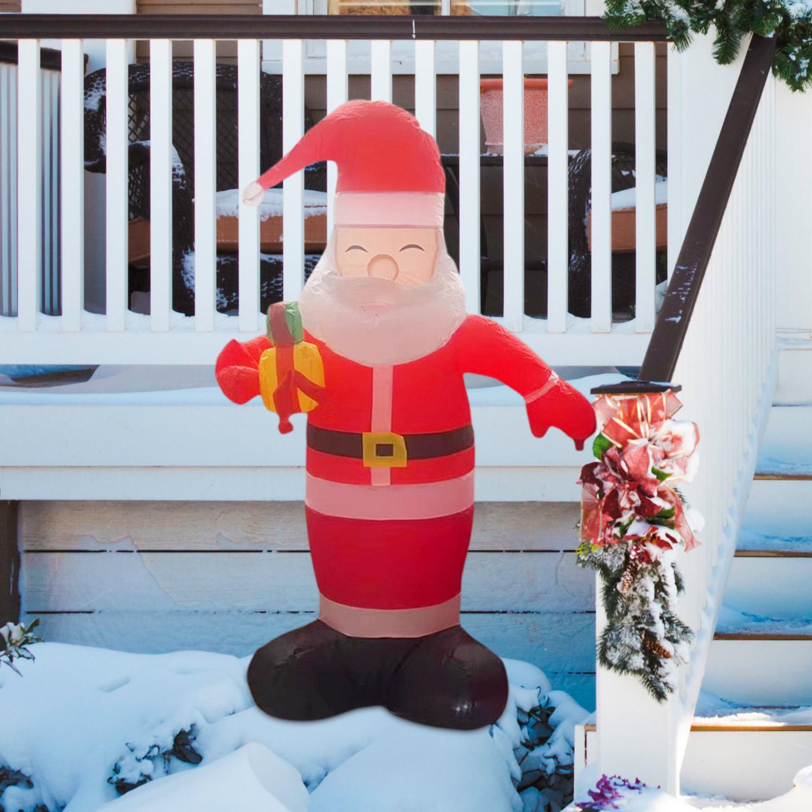 Inflatable Santa Claus Outdoor - огляд і ціна Lighting Decoration Stand