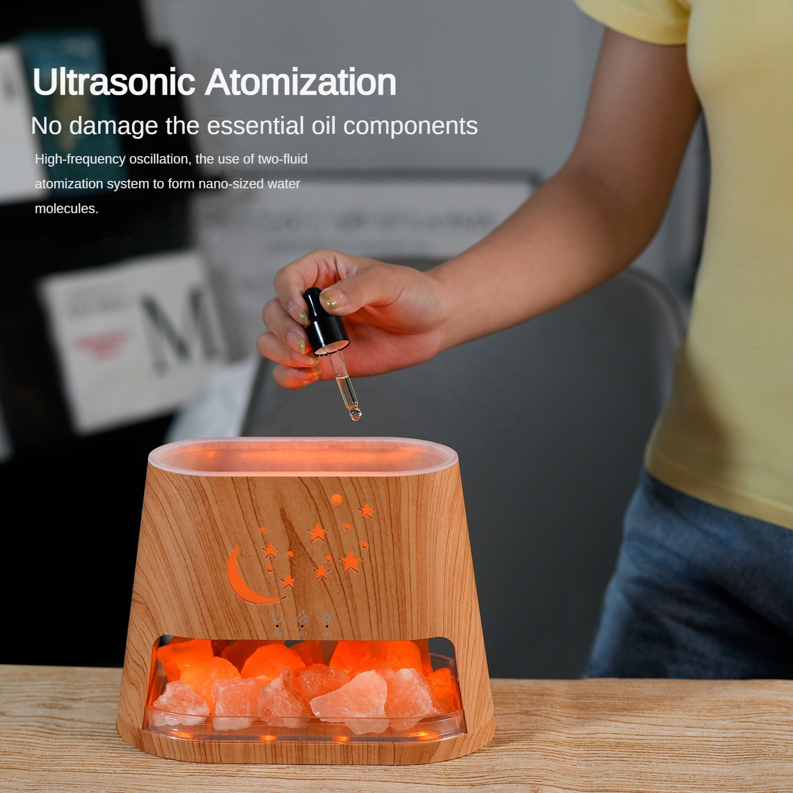 250ML Aromatherapy Essential O - огляд і ціна Himalayan Salt Lamp