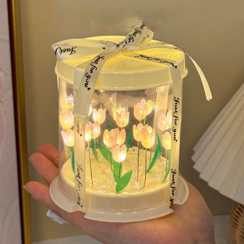 DIY Tulip Lamp Simulation Flow - огляд і ціна Lighting Decor Bedroom