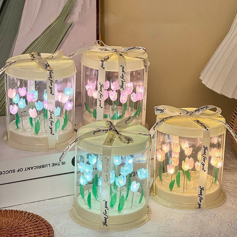 DIY Tulip Lamp Simulation Flow - огляд і ціна Lighting Decor Bedroom