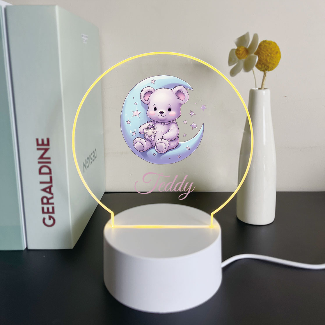1pc Personalize Custom Moon be - огляд і ціна Lighting Table Decor