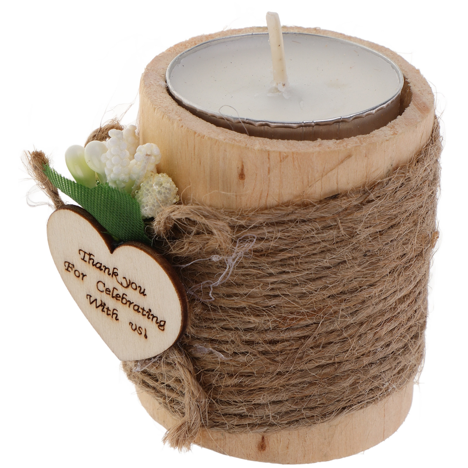 Rustic Wooden Holder Small Tea - огляд і ціна Lighting Decoration Stand