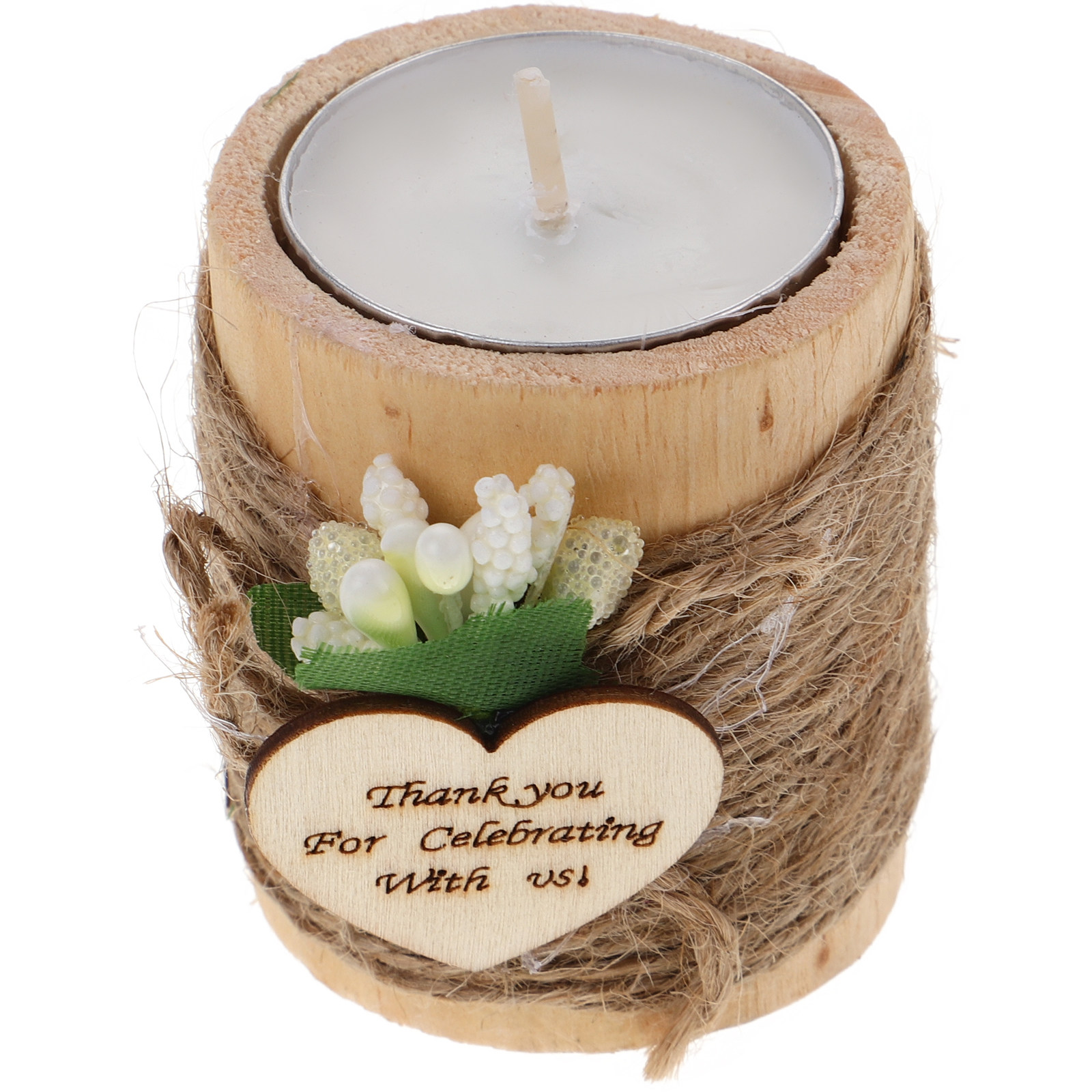 Rustic Wooden Holder Small Tea - огляд і ціна Lighting Decoration Stand