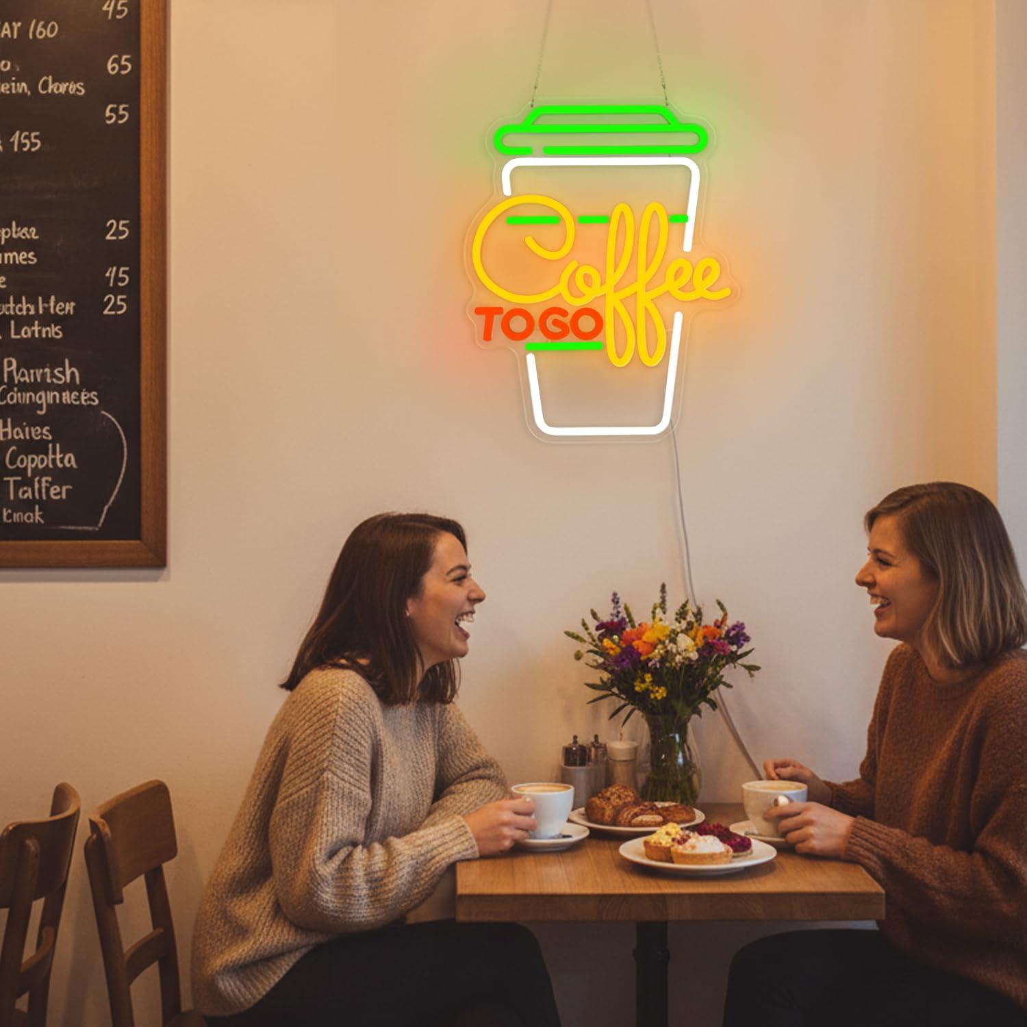 Coffee Neon Sign USB Dimmable  - огляд і ціна Lighting Decor For Home