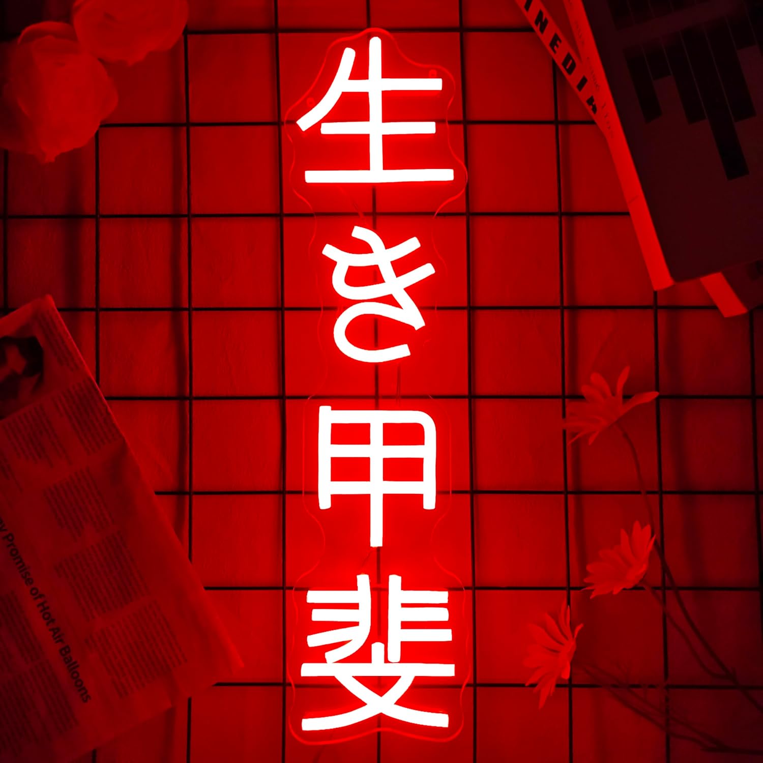 Japanese Birthday Ikigai Neon  - огляд і ціна Lighting Decor Bedroom