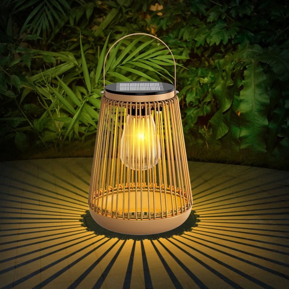 IP65 Waterproof Solar Rattan L - огляд і ціна Lighting Table Decor