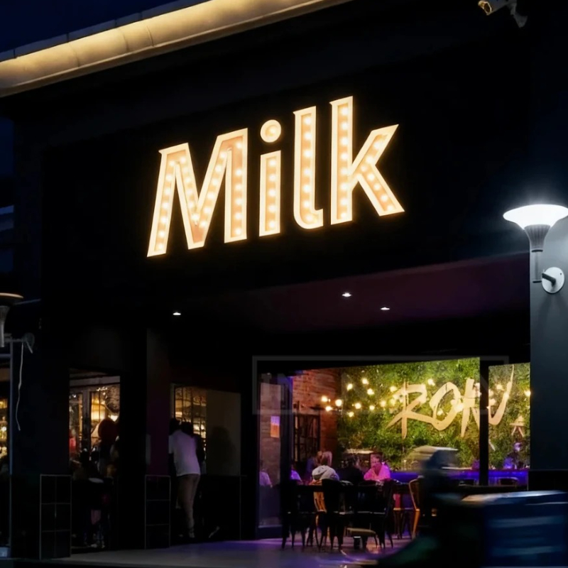 Custom Bulb Letters Metal Ligh - огляд і ціна Light Up Letters Marquee