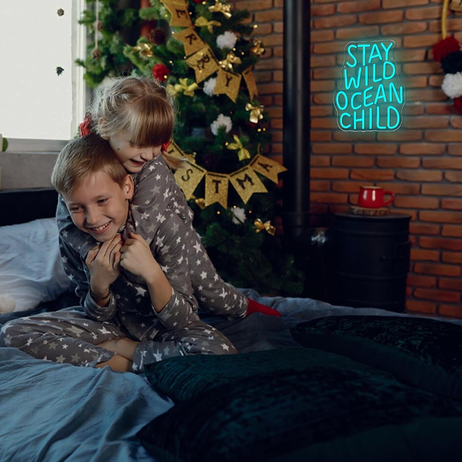 Stay Wild Ocean Child Neon Sig - огляд і ціна Lighting Decor Bedroom