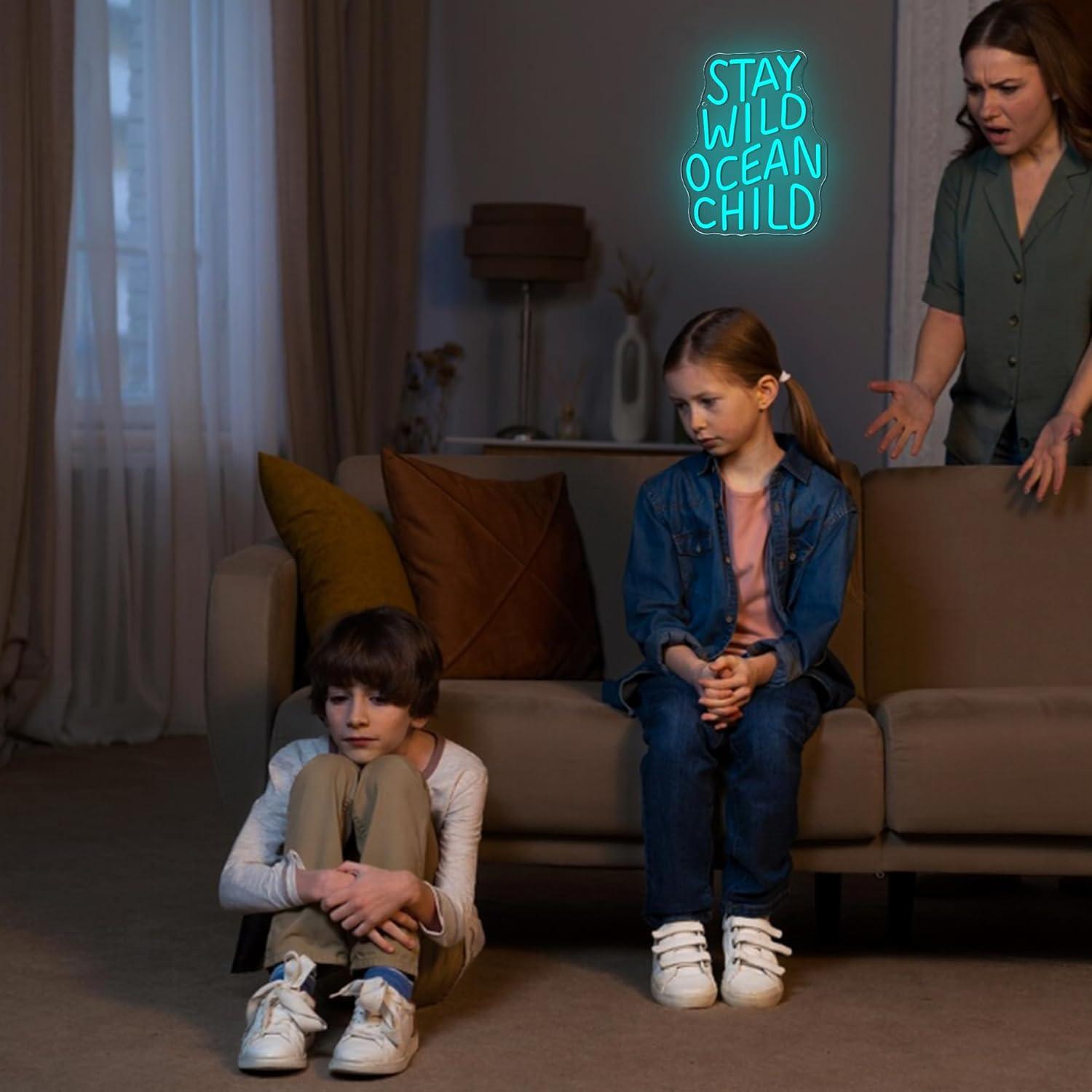 Stay Wild Ocean Child Neon Sig - огляд і ціна Lighting Decor Bedroom