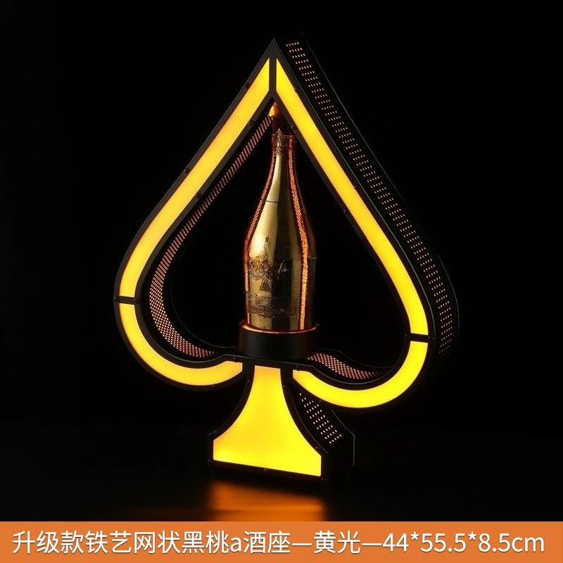 Iron Art Light Up Wine Bottle  - огляд і ціна Lighting Decoration Stand