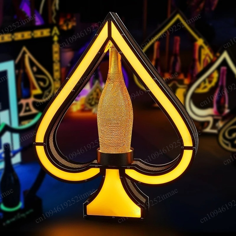 Iron Art Light Up Wine Bottle  - огляд і ціна Lighting Decoration Stand
