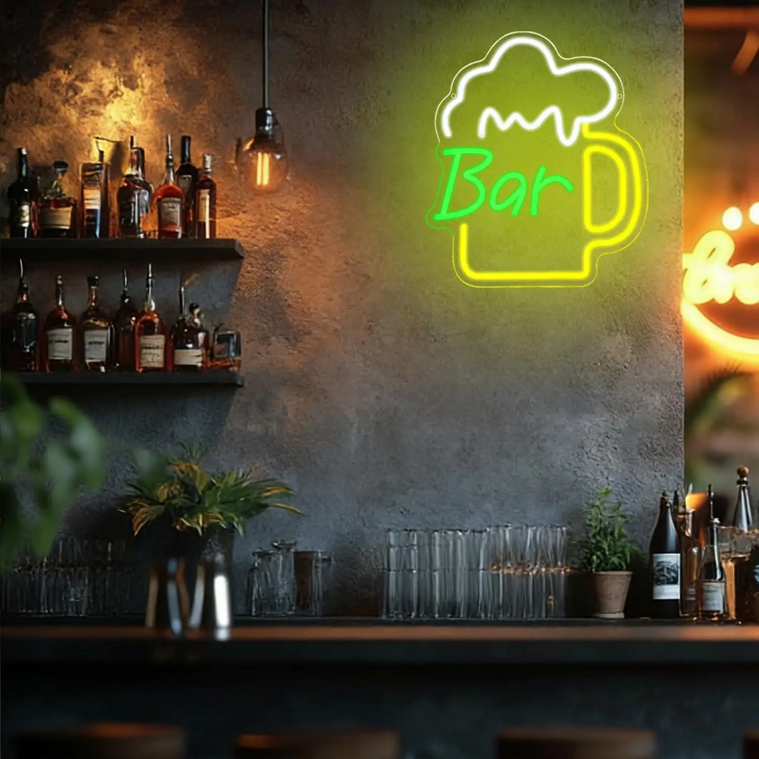 Beer Bar Neon Sign USB Dimmabl - огляд і ціна Lighting Decor For Home