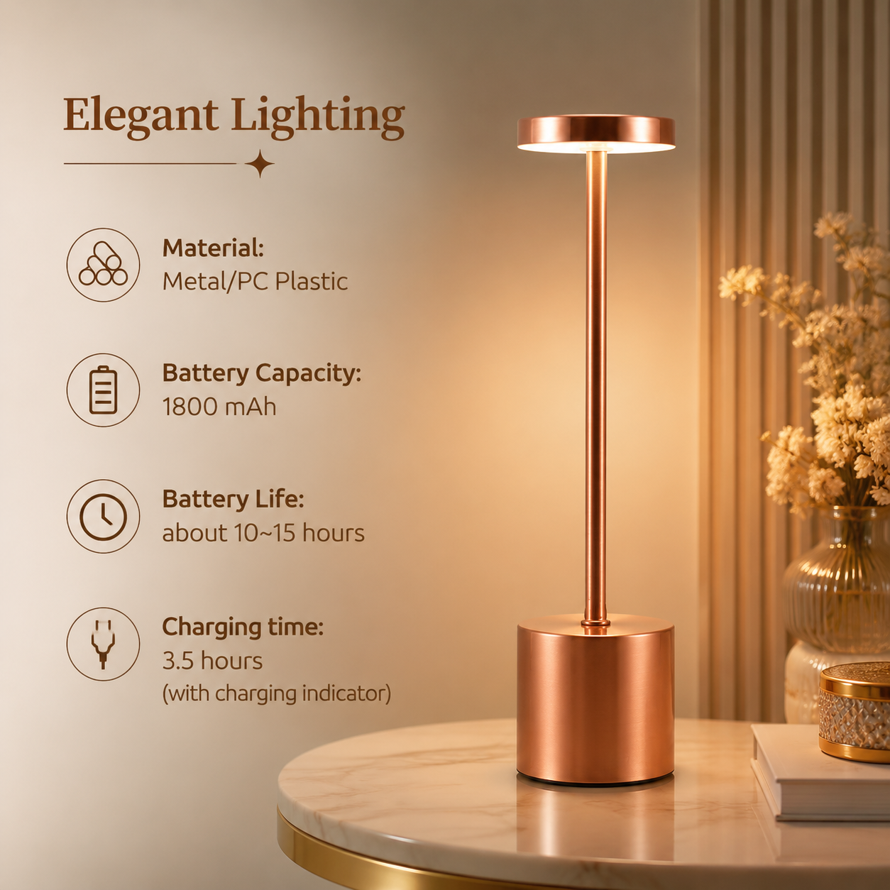 GGBingo Metal Light Table Lamp - огляд і ціна Lighting Table Decor