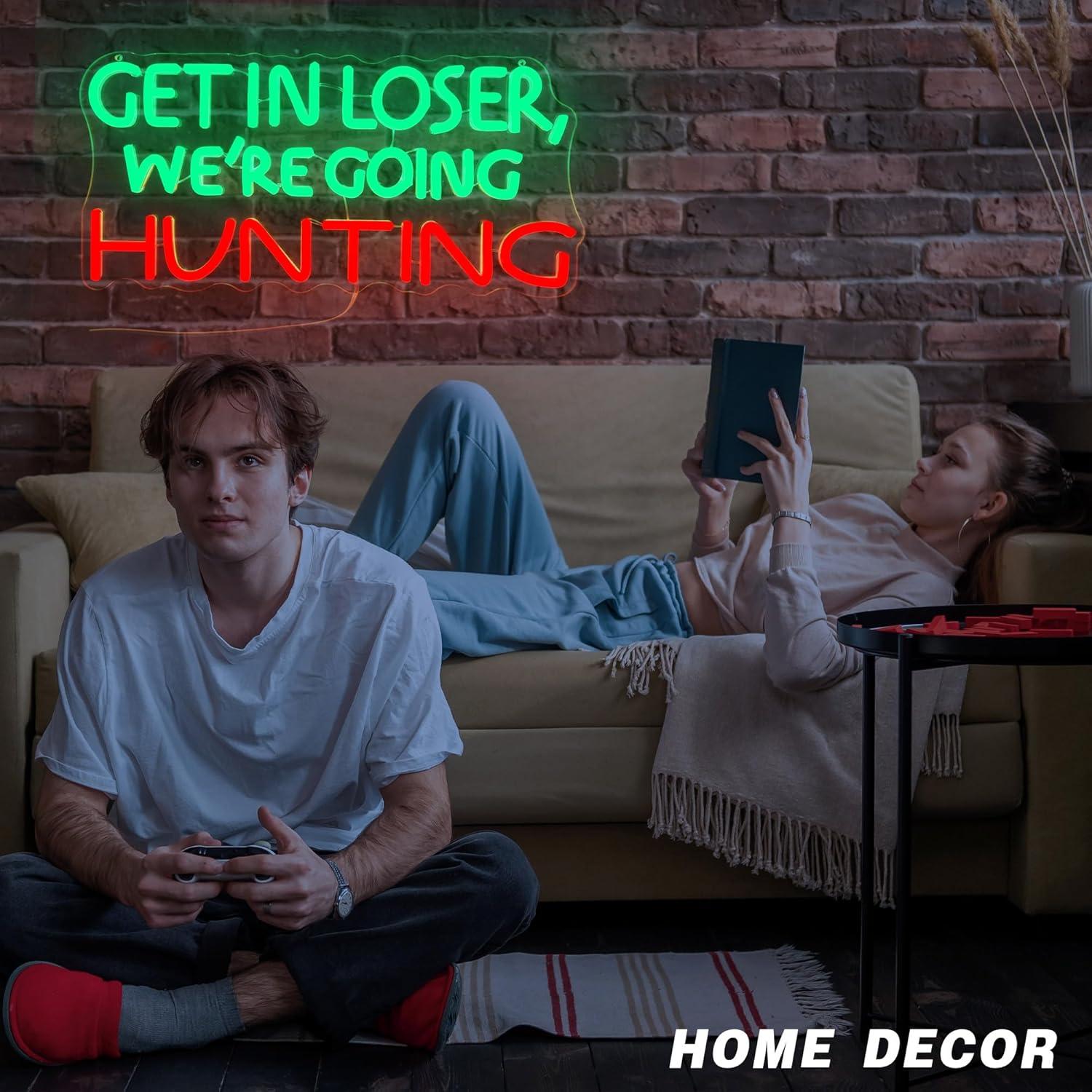 Funny Hunting Neon Sign LED Li - огляд і ціна Lighting Decor Outdoor